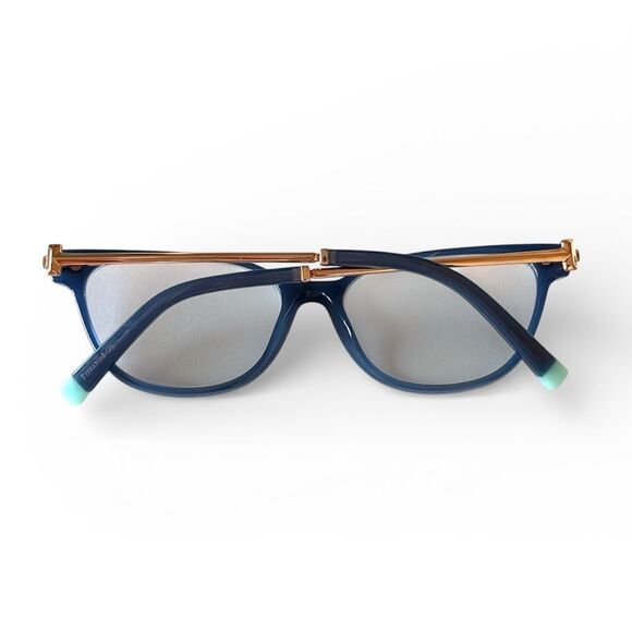 Tiffany & Co. TF2223-B Blue Opal Swarovski Cat Eye Eyeglass Frames main image 6